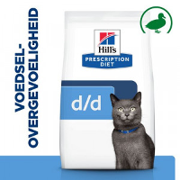 Hill's Prescription Diet D/d Food Sensitivities Kattenvoer Met Eend & Groene Erwten 3 Kg