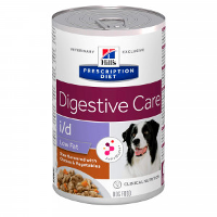 Hill's Prescription Diet I/d Low Fat Digestive Care Stoofpotje Voor Hond Met Kipsmaak & Groenten Blik 1 Tray (12 X 354 G)