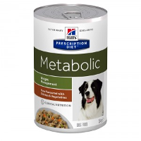 Hill's Prescription Diet Metabolic Weight Management Stoofpotje Voor Hond Met Kipsmaak & Groenten Blik 1 Tray (24 X 156 G)