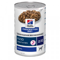 Hill's Prescription Diet Z/d Food Sensitivities Nat Hondenvoer Blik 1 Tray (12 X 370 G)