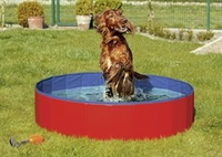 Karlie Doggy Pool Hondenzwembad Rood / Blauw #95;_120x30 Cm