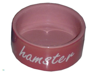 Huismerk Hamster Eetbak Steen 6 Cm   Roze