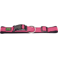 Hunter Klikhalsband Vario Plus Roze&zwart   Hondenhalsband   55 60x2.5 Cm