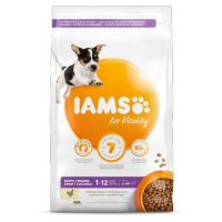 Iams For Vitality Puppy Small & Medium Met Kip Hondenvoer 2 X 12 Kg