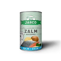 Jarco Dog Blikvoeding 400 G   Hondenvoer   Zalm&aardappel