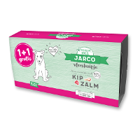 Jarco Dog Vleeskuipje 1+1 2x150 G   Hondenvoer   Kip&zalm 1 100 Kg
