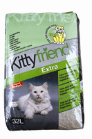 Kitty Friend Extra Groen Kattenbakvulling 32 Ltr 20 Kg