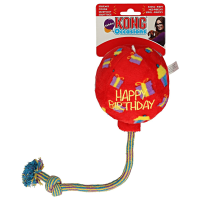 Kong Birthday Balloon   Hondenspeelgoed   Rood Medium