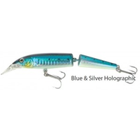 Lft Jointed Floating Minnow Blue & Silver Holographic 11 Cm