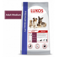 Probeer Nu: Lukos Premium Hondenvoer 1+1 Gratis Adult Medium 1+1kg