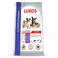 Lukos Probeerpakket (2 Smaken)   Premium Hondenvoer Medium   1 Kg + 1 Kg