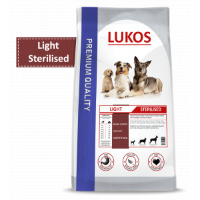 Lukos Light Sterilised   Premium Hondenvoer 10 Kg
