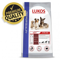 Lukos Light Sterilised   Premium Hondenvoer 1 Kg