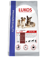 Lukos Premium Hondenvoer Probeerverpakkingen Light Sterilised 1 Kg