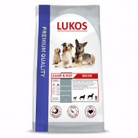 Lukos Senior Met Lam & Rijst   Premium Hondenvoer 12 Kg