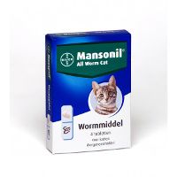 Mansonil All Worm Cat Voor De Kat 12 Tabletten