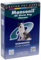 Mansonil Hond All Worm Tabletten #95;_6 St