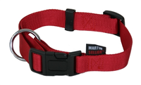 Martin Sellier Halsband Voor Hond Basic Nylon Rood 10 Mmx20 30 Cm
