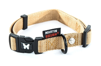 Martin Sellier Halsband Voor Hond Nylon Beige Verstelbaar 10 Mmx20 30 Cm