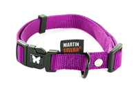 Martin Sellier Halsband Voor Hond Nylon Paars Verstelbaar 16 Mmx30 45 Cm