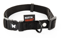 Martin Sellier Halsband Voor Hond Nylon Zwart Verstelbaar 10 Mmx20 30 Cm