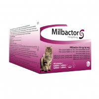 Milbactor Ontwormingsmiddel Kat 48 Tabletten
