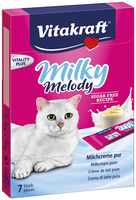 Vitakraft Milky Melody Melkcrème Met Kaas Kattensnack (7 X 10 G) 3 Verpakkingen