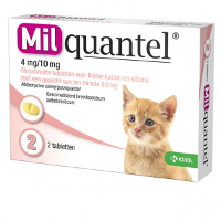 Milquantel Ontwormingstabletten Voor De Kat Kat 2+ Kg 3 X 4 Tabletten