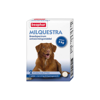 Beaphar Milquestra Ontwormingsmiddel Hond (5 50 Kg) 2 Tabletten