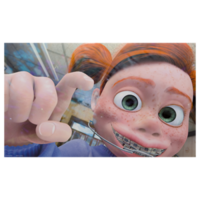 Nickelodeon Achterwandposter Nemo Darla 50x30 Cm