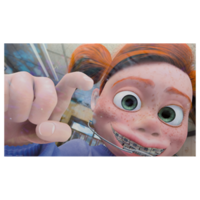 Nickelodeon Achterwandposter Nemo Darla 60x40 Cm
