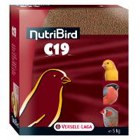 Nutribird C19 Original Kanaries, Tropische En Inlandse Vogels Voer Op Is Op 2 X 3 Kg