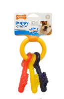 Nylabone Puppy Teething Key Flexible Geel&blauw&rood   Hondenspeelgoed   Small Tot 11kg