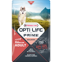 Opti Life Prime Adult All Breeds Zalm   Hondenvoer   12.5 Kg Graanvrij