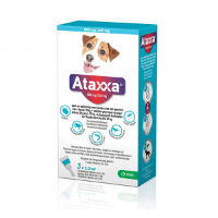 Ataxxa 500 Mg/100 Mg Spot On Hond (4 Kg Tot 10 Kg) 2 X 3 Pipetten