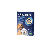 Milprazon Chewable 2,5 Mg / 25 Mg pup En Kleine Hond 12 Tabletten