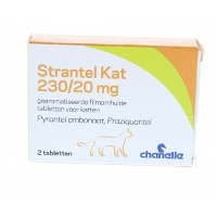 Strantel Kat Ontwormingstablet Voor De Kat 2 Tabletten
