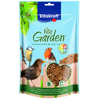 Vitakraft Vita Garden Premium Gedroogde Meelwormen Voor Buitenvogels 3 X 200 G
