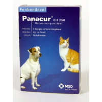 Panacur 250 Ontwormingsmiddel Voor Hond En Kat 100 Tabletten