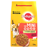 Pedigree Adult Mini Met Rund En Groenten Hondenvoer 1,4 Kg
