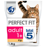 Perfect Fit Adult 1+ Met Kip Kattenvoer 2 X 1,4 Kg