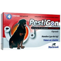 Pestigon Spot On Voor Honden Van 40 Tot 60 Kg 2 X 4 Pipetten