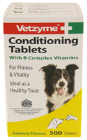 Vetzyme Biergist Conditioning Tablets   Voedingssupplement   Huid   Vacht   500 Tab