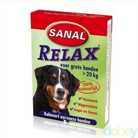 Sanal Dog Relax Kalmeringstablet Large #95;_Vanaf 20 Kg 15 Tabletten