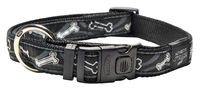 Rogz For Dogs Armed Response Halsband Voor Hond Black Bone 25 Mmx43 73 Cm