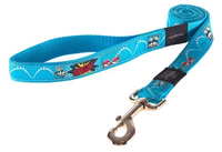 Rogz For Dogs Armed Response Lijn Voor Hond Comic Turquoise #95;_25 Mmx1,2 Mtr