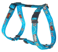 Rogz For Dogs Beach Bum Tuig Voor Hond Comic Turquoise #95;_20 Mmx44 74 Cm