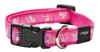Rogz For Dogs Scooter Halsband Voor Hond Pink Paw #95;_16 Mmx26 40 Cm
