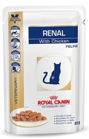 Royal Canin Veterinary Renal Met Kip Natvoer Kat 1 Doos (12 X 85 G)