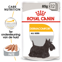 Royal Canin Dermacomfort Natvoer 1 Doos (12 X 85 G)
